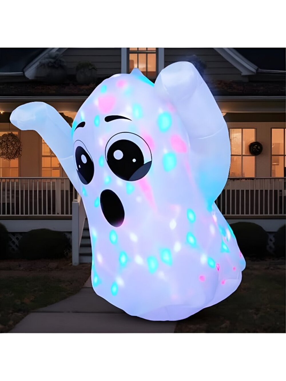 Joiedomi 5 FT Tall Halloween Inflatable Ghost Outdoor Decoration, Inflatable